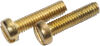 Linea Rame - brass-plated screws for porcelain fruits