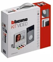BTicino 363511 - kit de vídeo unifamiliar Clase 300V13E - línea 3000