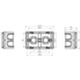 Ave 253X4 - scatola incasso 3/4M