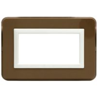 Série 44 - Assiette Personal 44 en plastique beige brillant 4 places