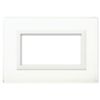 Serie 44 - Plato de cristal Vera 44 blanco de 4 plazas