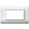 Series 44 - Technopolymer 44 plate in white RAL9010 4-place plastic