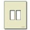 Vimar 08606.A - 2-place ivory plate