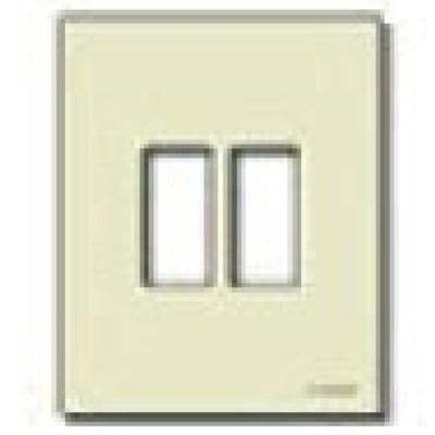 Vimar 08606.A - 2-place ivory plate