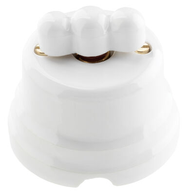 Tonda - Bouton rotatif en porcelaine