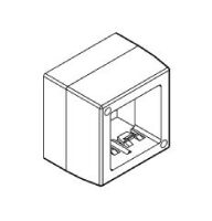 System - white 2-seater container