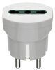 Vimar 00301.B - German/French adaptor +P17/11 out. white
