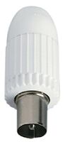 TV-RD-SAT male axial connector white