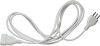 Linear extension cord 10A 5 m white
