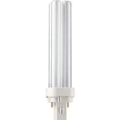 Compact fluorescent lamp G24d-2 18W 2800k MASTER PL-C/2P