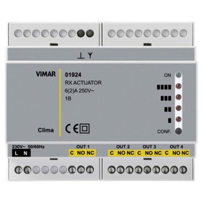 Actionneur/récepteur RF 4 canaux