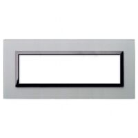 Series 44 - Vera 44 plate in silver gray 7-place glass