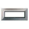 Series 44 - Zama 44 metal plate with 7 places in natural aluminium