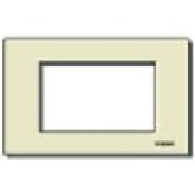 Vimar 08657.A - 3-place ivory plate