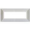 Series 44 - Zama 44 7-place shiny white mica metal plate
