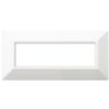 Series 44 - Zama 44 metal plate for 7 places in white ral 9010