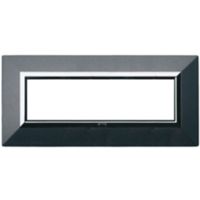 Serie 44 - Zama 44 metal 7 plazas placa metalizada gris oscuro