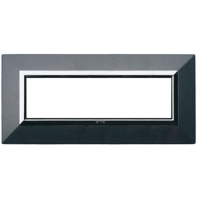 Series 44 - Zama 44 metal 7-seater dark gray metallic plate