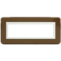 Serie 44 - Placa de plástico personal 44 de 7 plazas beige brillo