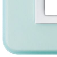 Series 44 - Personal 44 7-place bright blue plastic plate