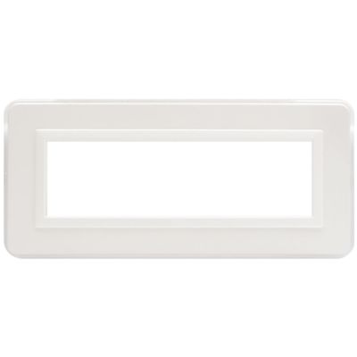 Série 44 - Assiette plastique blanc brillant Personal 44 7 places