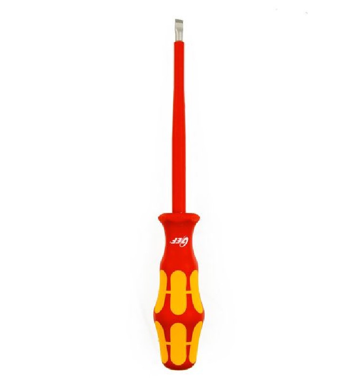Insulated slotted screwdriver 0.8X100mm