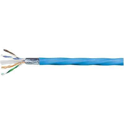 Cable de cobre 4 pares cat. 6 F/UTP funda azul LSZH