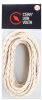Ivory cotton braided cable 3G2.5 - 10m