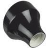 Support d'applique en plastique base courbée noire
