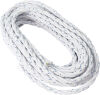 White cotton braided cable 4G1.5 - 25m