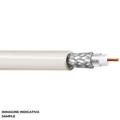ITC SAD39GI - Câble coaxial TV SAT 5mm jaune - 100m