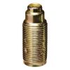 E14 yellow galvanized threaded metal lamp holder