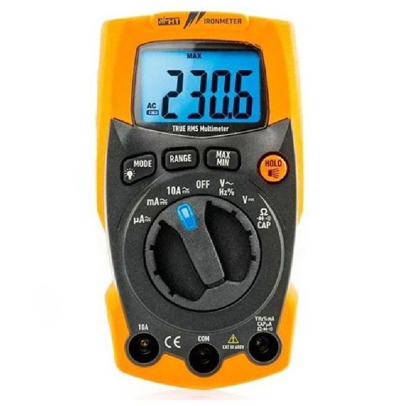 Multimeter with integrated LED flashlight HT IRONMETER