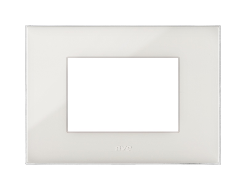 Series 44 - Young 44 plate in ivory 3-place technopolymer