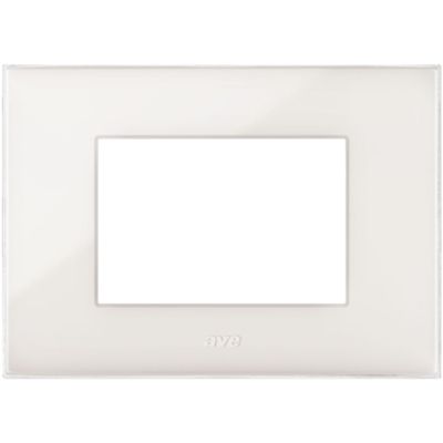 Serie 44 - placca Young 44 in tecnopolimero 3 posti avorio