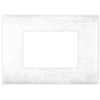 Series 44 - Young 44 plate in 3D white 3-place technopolymer