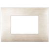 Series 44 - Young 44 plate in 3D brushed beige technopolymer