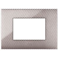Series 44 - Young 44 plate in 3-place light carbon 3D technopolymer
