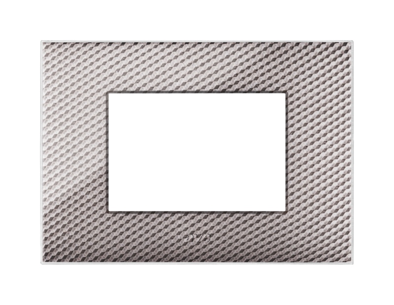 Serie 44 - Placa Young 44 en tecnopolímero 3D de carbono ligero de 3 plazas