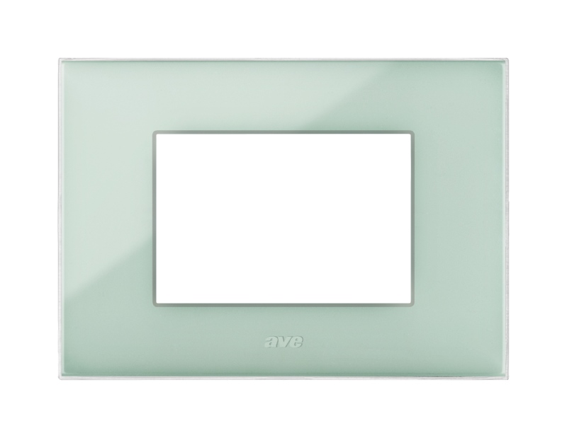 Series 44 - Young 44 3-place sage technopolymer plate