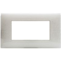 Series 44 - Young 44 plate in 4-place white 3D technopolymer