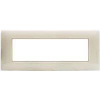 Series 44 - Young 44 plate in ivory 7-place technopolymer