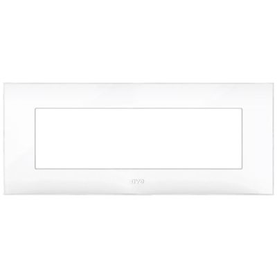 Series 44 - Young 44 plate in white 7-place technopolymer