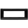 Series 44 - Young 44 plate in 7-place dark carbon 3D technopolymer