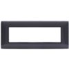 Serie 44 - placca Young 44 in tecnopolimero 7 posti cenere