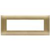 Serie 44 - placca Young 44 in tecnopolimero 7 posti oro