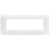 Serie 44 - placca Young 44 in tecnopolimero 7 posti gesso