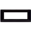 Series 44 - Young 44 plate in absolute black 7-place technopolymer