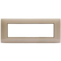 Serie 44 - Placa Young 44 en tecnopolímero arena de 7 posiciones
