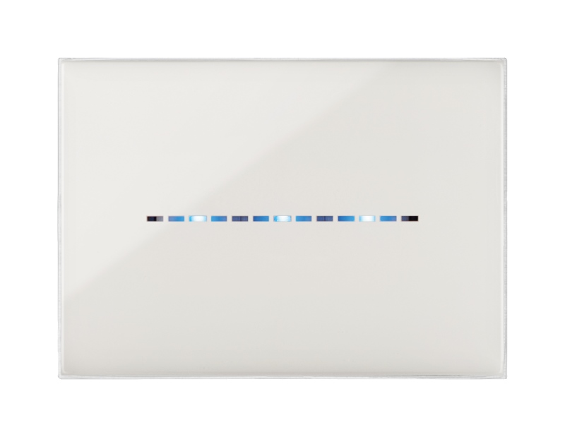 Series 44 - Young Touch 3-place ivory technopolymer plate